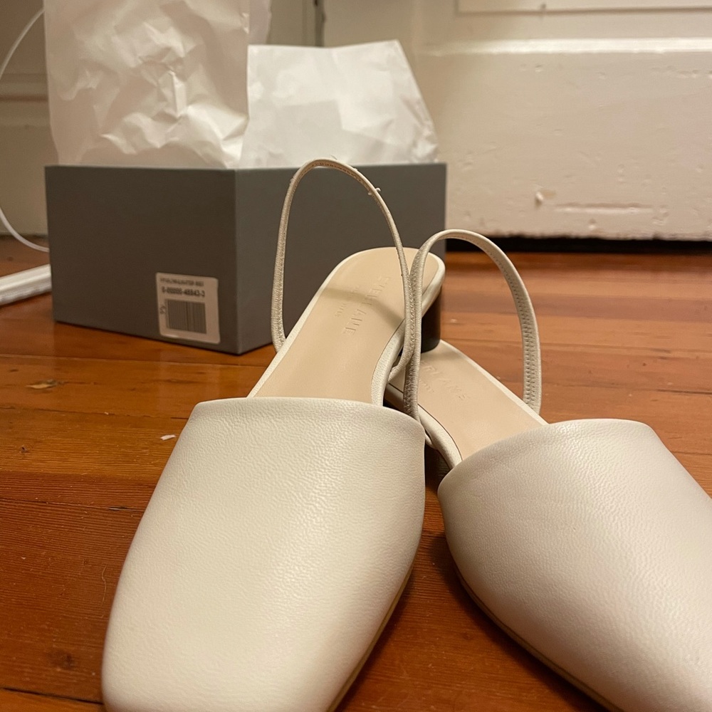 Tapered Square Toe Slingback